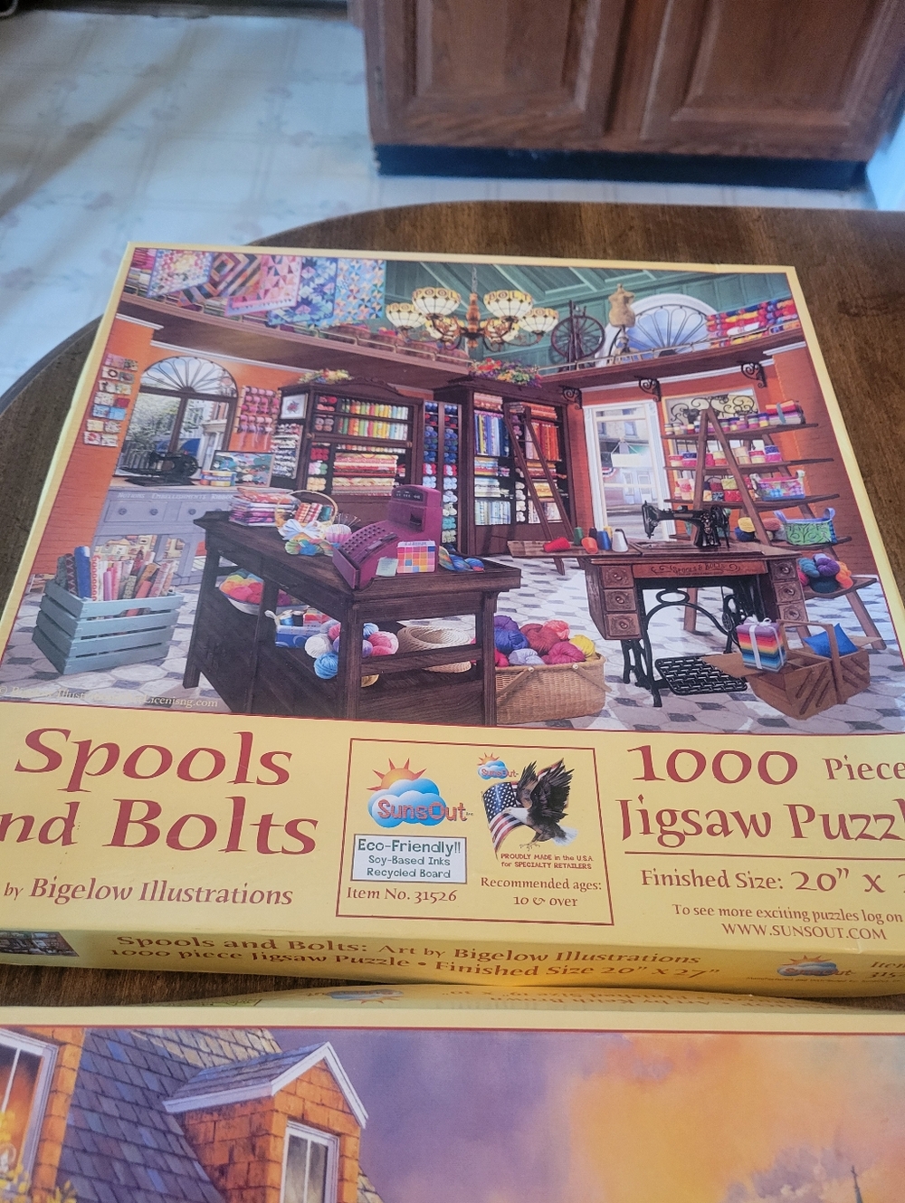 2 1000-Piece Jigsaw Puzzle - Yellow Box - Picture 2 of 4